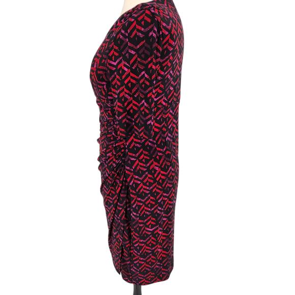 Lauren Ralph Lauren Ruched Side Dress Plus Size 16 - Picture 5 of 8